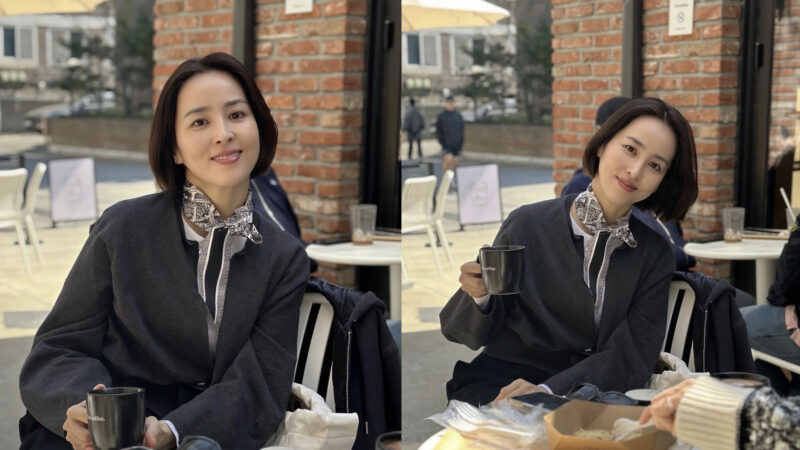 한혜진(44), 커피 한 잔의 여유…‘단아美 폭발’ 근황