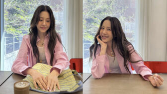 コ・ヒョンジョン（55）、ピンクシャツで春の装い…清純さと優雅さを両立