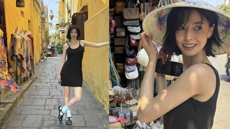 クォン・ナラ、ホイアンの街並みがランウェイに…圧倒的なオーラを放つグラビア公開