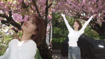 イ・セヨン、桜の下で輝く笑顔…春の近況ショットを公開