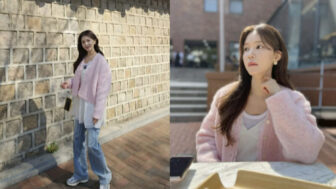 チョン・シア、夫ペク・ドビンと春のデート…桜並木での2ショット公開