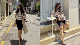 チェ・ジョンアン（48）、圧巻の美脚コーデ！173cmのモデル級スタイルに視線集中