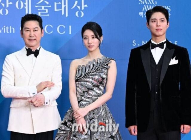 シン・ドンヨプ×スジ×パク・ボゴム、今年も「百想芸術大賞」3MC...すでに8回目の呼吸