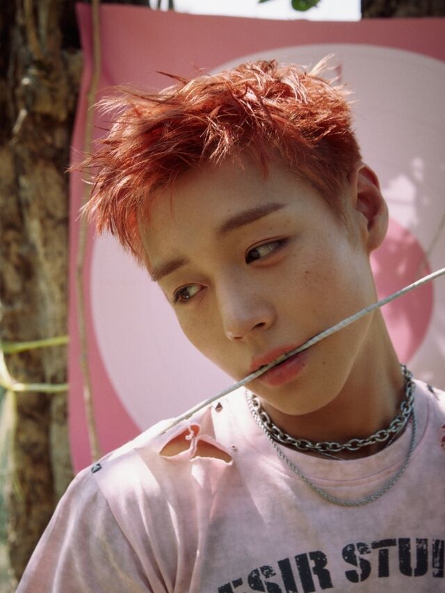 パク・ジフン、口に矢をくわえて…オレンジ髪&そばかすに続く「衝撃の変身」