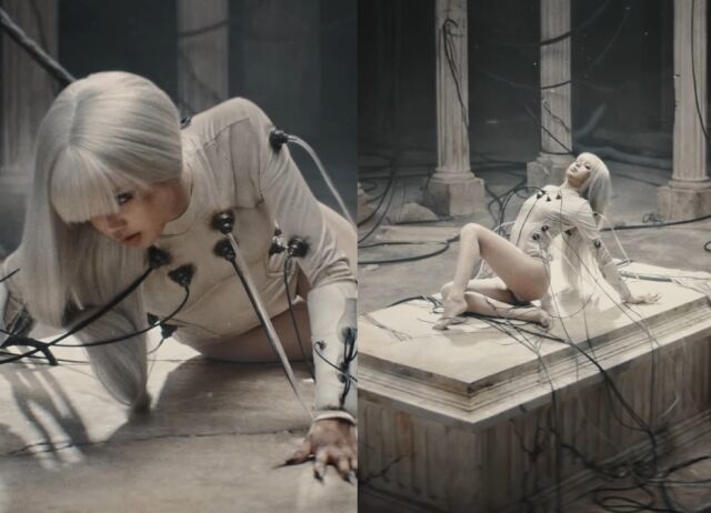 BLACKPINKリサ、まるで「堕天使」…アニメと融合した幻想的なティーザー公開