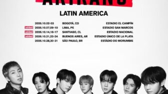 BTS、南米3カ国追加公演決定！ワールドツアー全85公演へ拡大