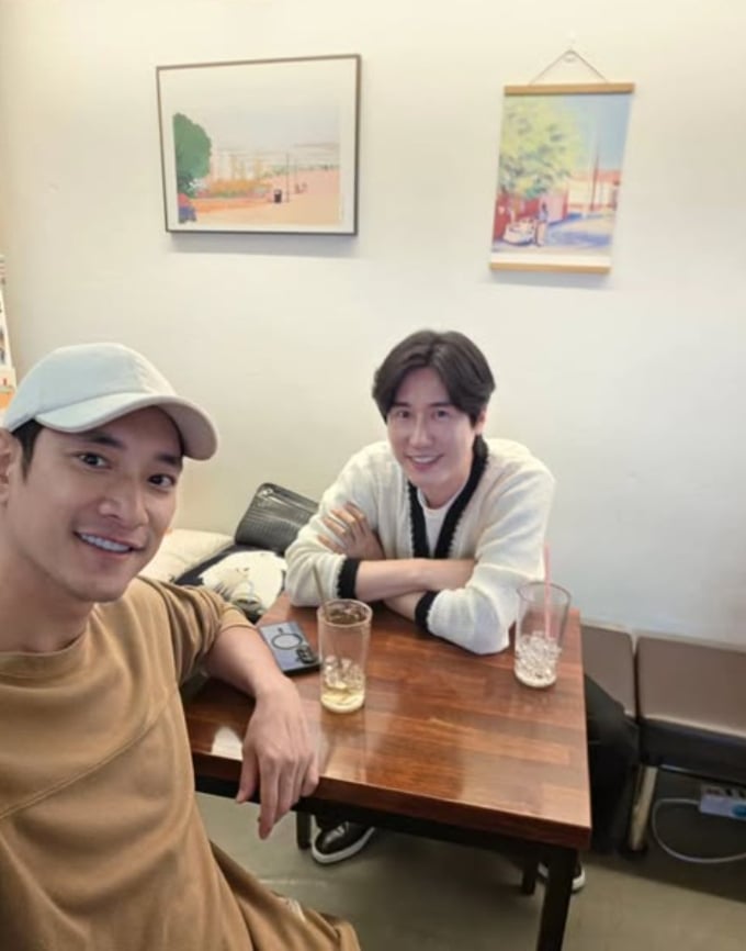 신성, 김요한과 한남동 카페 티타임…훈훈한 근황 공개