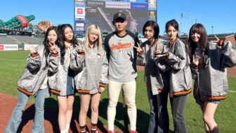 NMIXX、MLBオラクル・パークでプレゲーム公演…ソリュン始球式・イ・ジョンフ始打式