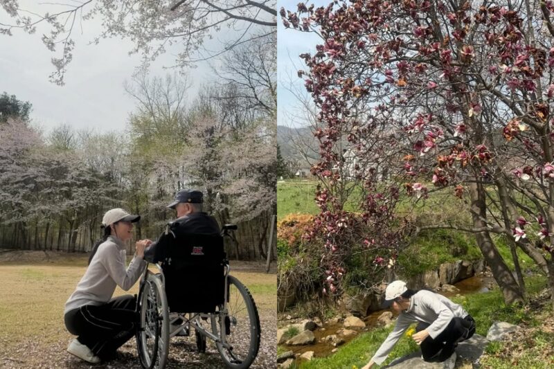 55歳イ・ヨンエ、車椅子姿の父との写真公開にファン涙…「胸が痛む」