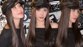 Rothy、黒のオフショル姿で3色の魅力全開…「どの表情がベスト？」