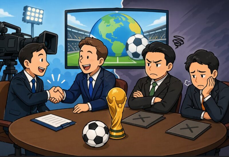 W杯放映権が決定　JTBCとKBSが共同中継へ、地上波2社は不参加