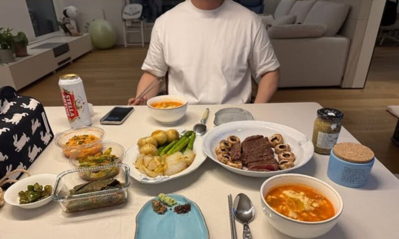 「臨月」ナム・ボラ、出産8週間前にごちそう食卓…「夫自慢させて」