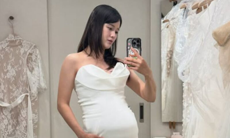 「臨月」ナム・ボラ、出産8週間前にごちそう食卓…「夫自慢させて」