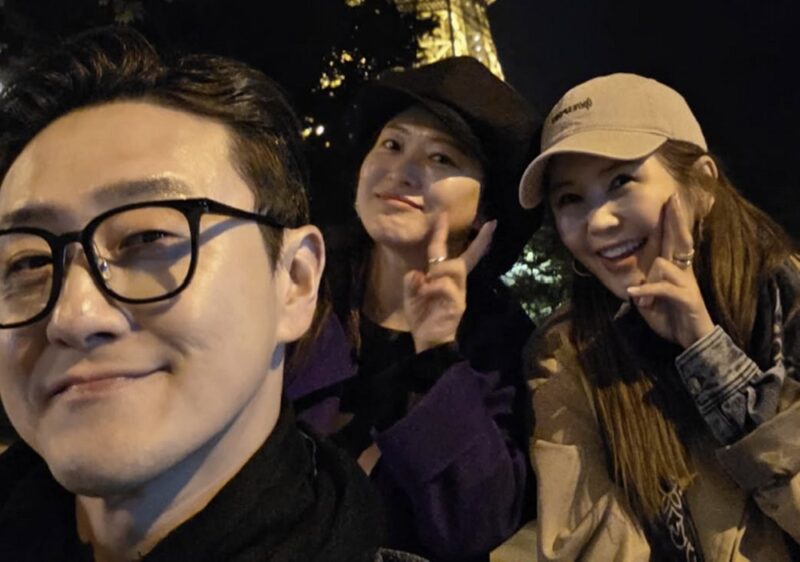 김원효♥심진화、15年ぶり韓国出国→エッフェル塔前でキス…チャン・ヨンラン「無意識」
