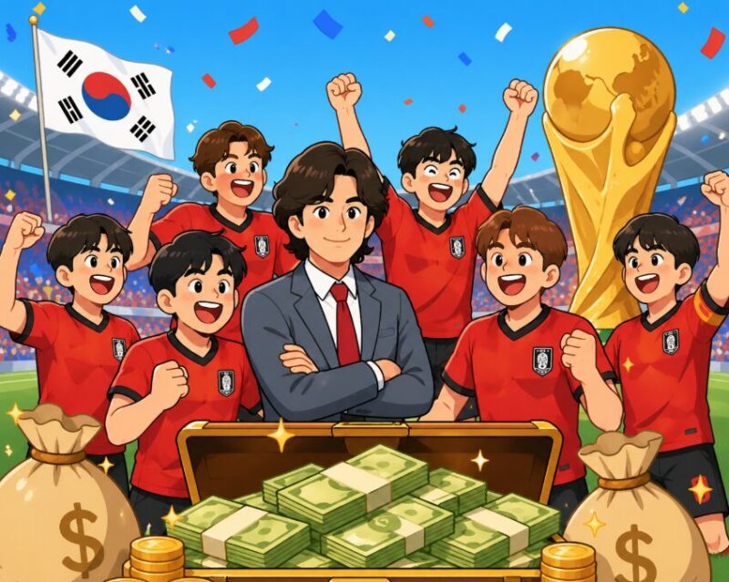 サッカー韓国代表、W杯出場だけで最低185億円獲得へ　FIFA分配金増額が決定