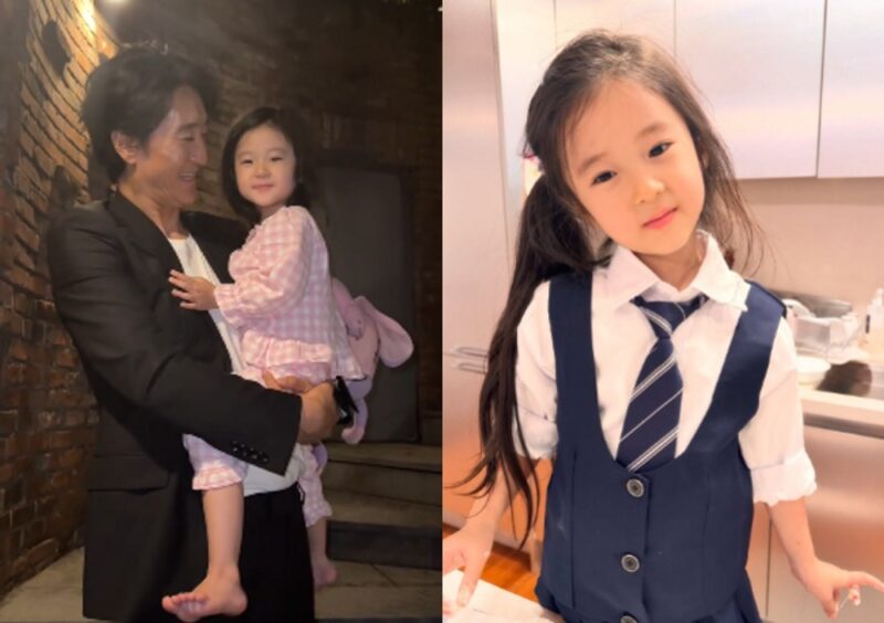 シン・ヒョンジュン、5歳の娘の制服姿に胸キュン…完成されたビジュアルが話題