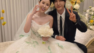 シンジの結婚式で新星と笑顔の2ショット　「お幸せに」温かい祝福の声