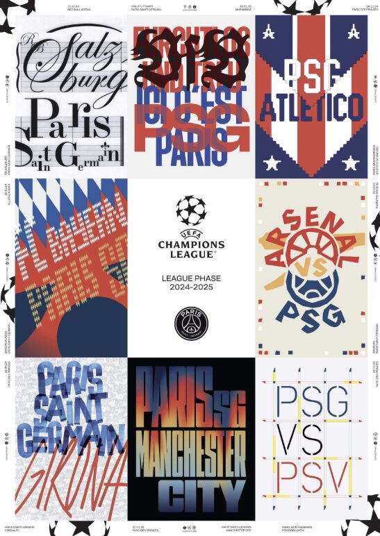 サッカーと芸術の融合…PSG、CLポスターが「もはやアート」と話題に