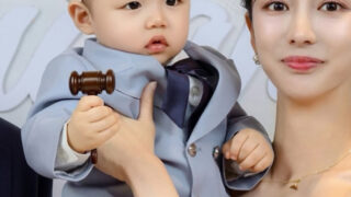 元女優チェ・ヨンチョン、裁判官の夫との間に生まれた子供の1歳の誕生日パーティーを公開
