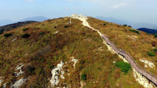 標高1189mの山頂に広大な絶景平野？パワーを感じる驚きの登山コース
