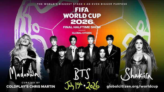 W杯決勝で史上最大の音楽ショー！ハーフタイムにBTS、マドンナ、シャキーラが登場へ