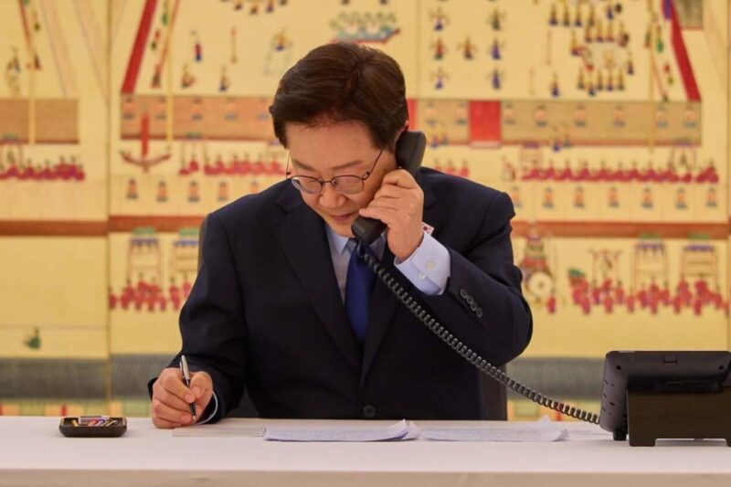 イ・ジェミョン氏とトランプ氏の「電話会談」内容が拡散、韓国政界に波紋