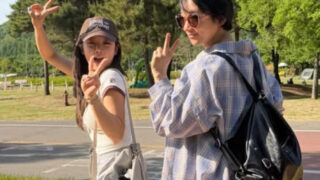 ミニ・ギョル、蘭芝漢江公園でピクニック…同い年の親戚と楽しげな近況公開