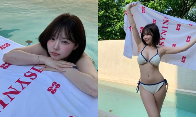 홍영기、露出批判の応酬後、堂々とビキニ姿を公開「見たかったんでしょ」