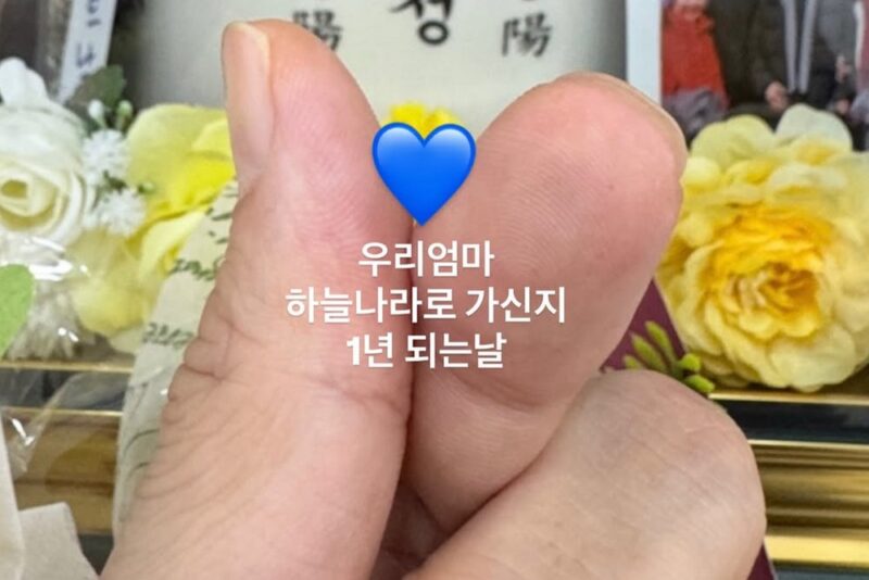 빽가、母の一周忌で涙…やつれた顔「痛くてもとても綺麗だった」