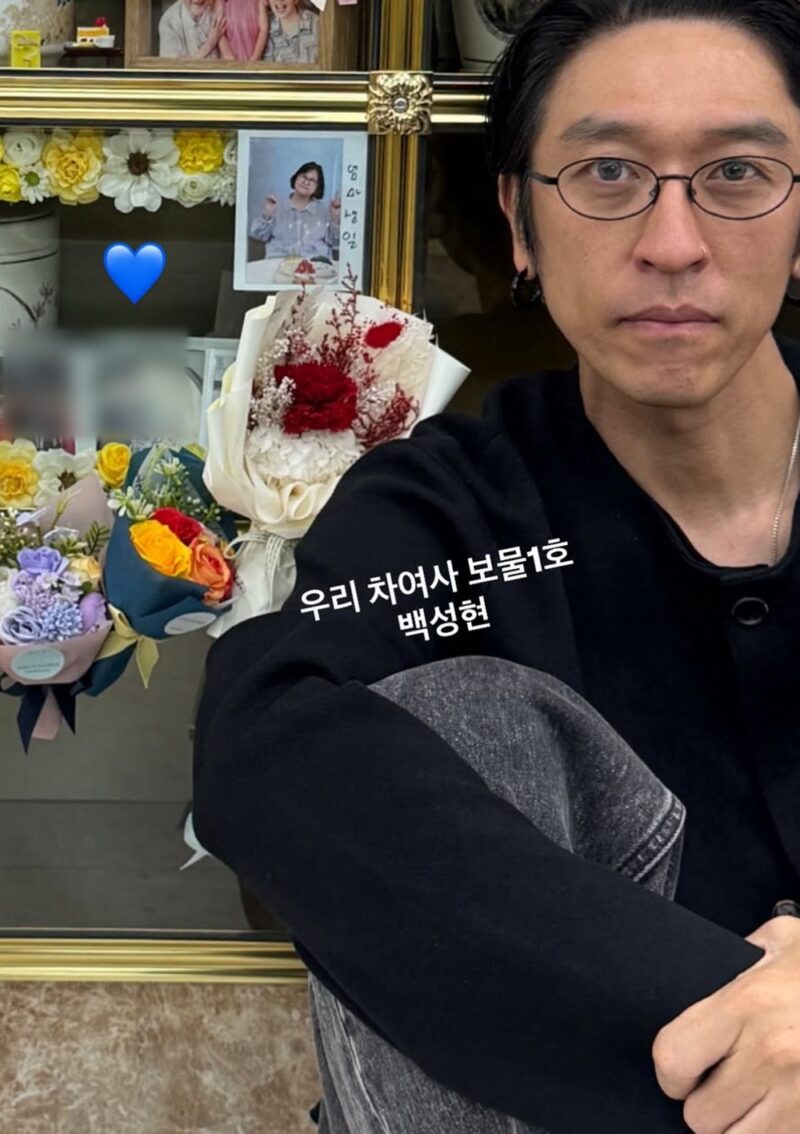 빽가、母の一周忌で涙…やつれた顔「痛くてもとても綺麗だった」