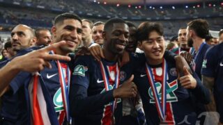 韓国サッカー史上初！イ・ガンイン、欧州制覇へ視界良好　PSGデンベレが状態の良さを強調