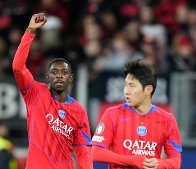 韓国サッカー史上初！イ・ガンイン、欧州制覇へ視界良好　PSGデンベレが状態の良さを強調