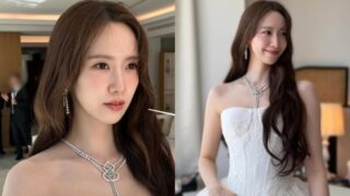 少女時代ユナからカンヌのイム・ユナへ…純白ドレスでレッドカーペットを席巻