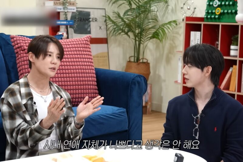 김준수, 연예 기획사 설립 후 대표로서 소신 밝혀 "사내 연애는 장려하지 않는다"