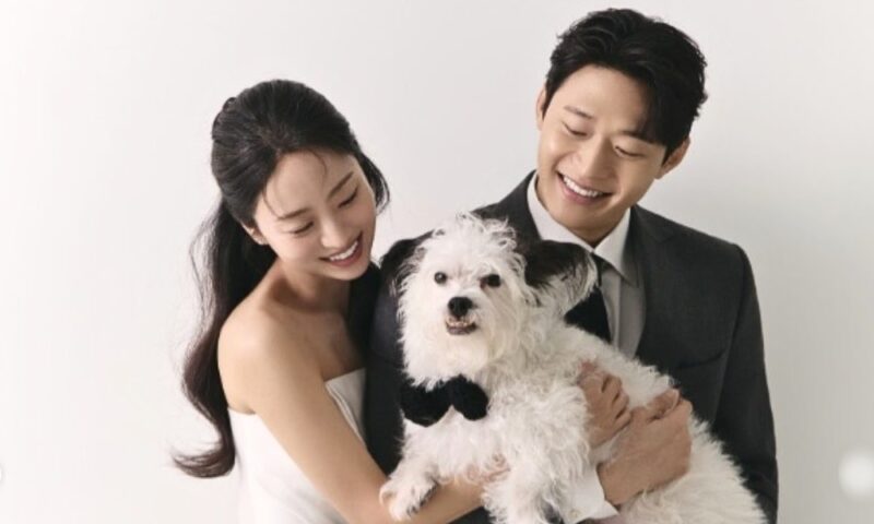 오동민♥노수산나, 결혼 이틀 만에 신혼 화보…반려견도 함께 ‘찰칵’