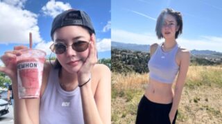 ハリウッド進出の女優、結婚3年で妊娠→出産後も変わらぬ「11文字腹筋」を披露