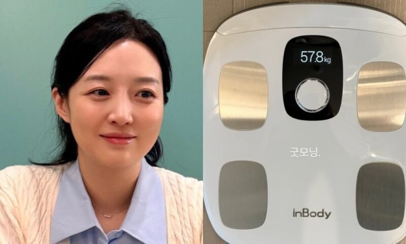 オ・サンジン♥キム・ソヨン、出産1ヶ月で“驚きの”ダイエット…体重計の数値をサプライズ公開