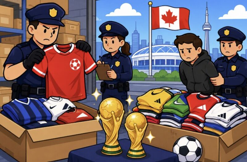 W杯目前に偽ユニフォーム1.6万着を押収　被害額53億円、カナダ史上最大規模
