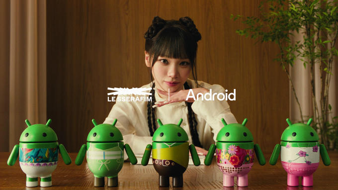 LE SSERAFIM、Googleとのコラボキャンペーン映像を公開