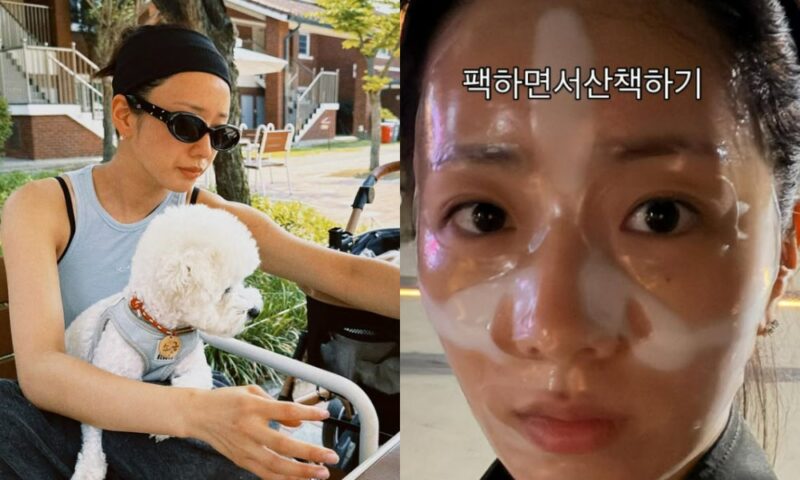 「ラド♥」ユンボミ、結婚後も愛犬と幸せな近況…「私が愛する時間」