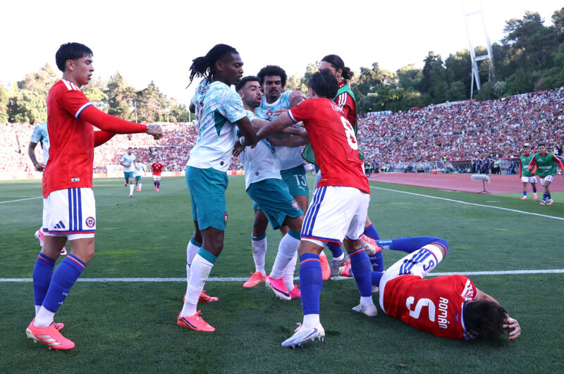 W杯前哨戦、ポルトガルが乱闘の末にチリ撃破　C・ロナウドは不発