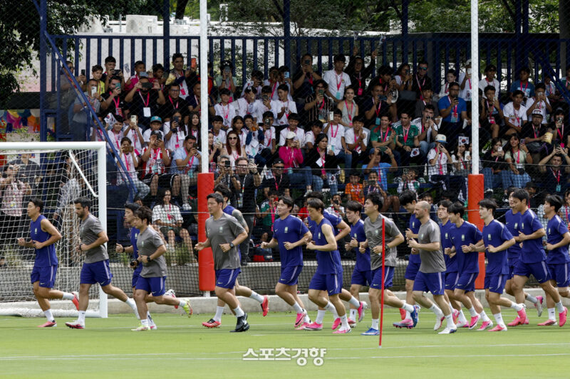 韓国人選手が不在の公開練習、その理由は？