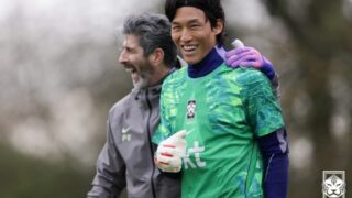 「PKの達人」GK金承奎、妻と娘に捧げる勝利を誓う「最高のプレゼントを」