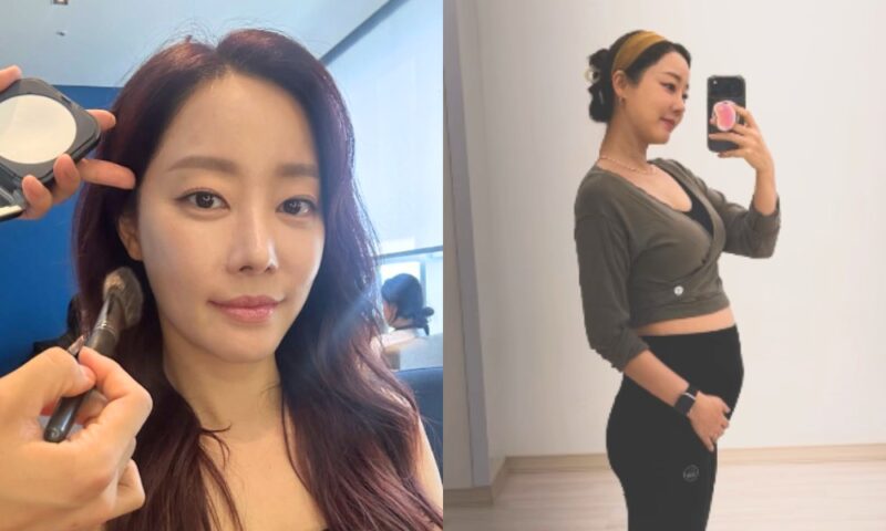 元アイドルから実業家へ♥ 女優、完璧Dライン＆ガリVライン…美しい21週目