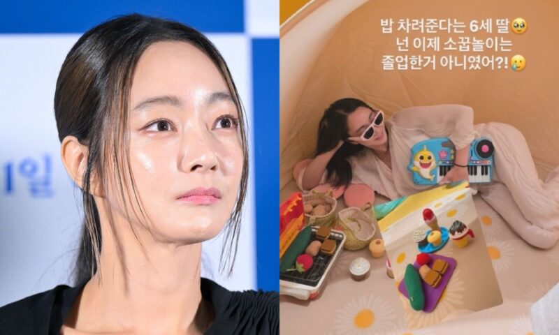故キム・スミの嫁ソ・ヒョリム、6歳娘がご飯を用意「ままごと卒業したかと」