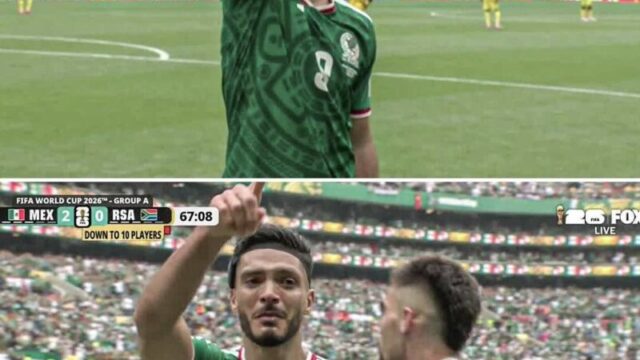 メキシコ、開幕戦で3人退場も南アに2-0勝利　勝ち点3獲得で韓国と同組の首位に浮上