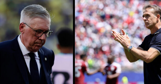 アンチェロッティは批判、ロペテギは新記録…W杯デビューの2名将、明暗分かれた「勝ち点1」の重み