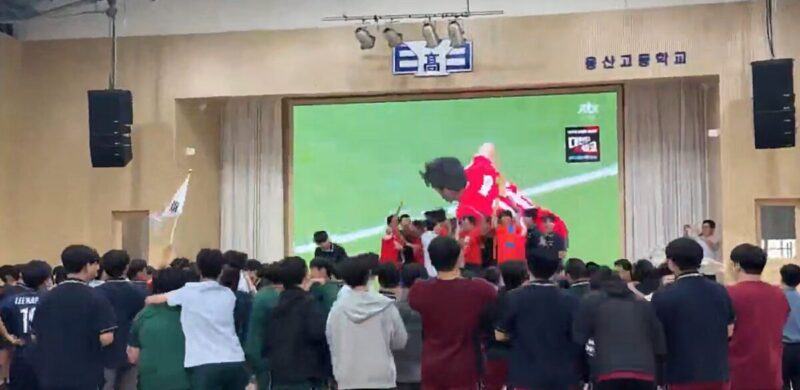 「授業も応援も選択制」龍山高の賢いW杯団体視聴法