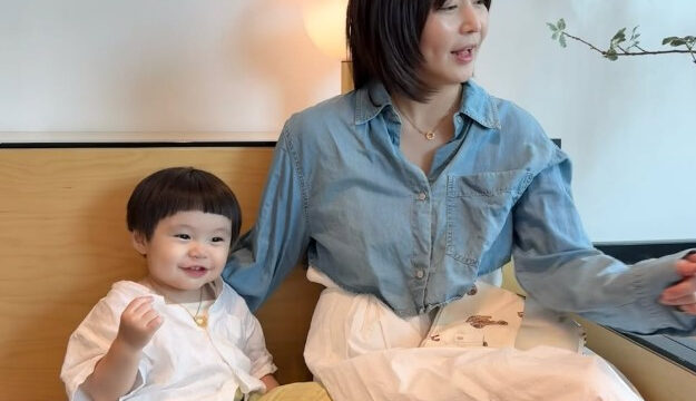 息子との甘い時間、キム・ダヨンのかけがえのない日常