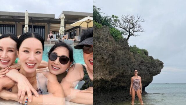 オム・ジョンファ、そっくりな家族写真を公開　「美形一家」と話題に